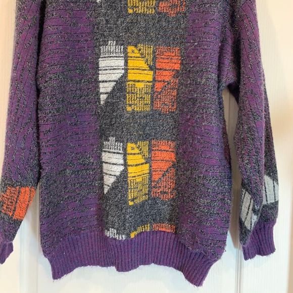 Bugatchi Uomo – Vintage Men’s Knit Sweater - 80s - 90s - Picture 3 of 7